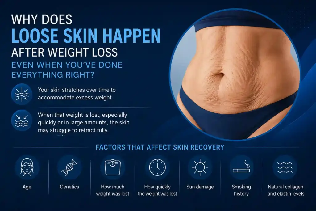 Why Does Loose Skin Happen After Weight Loss Even When You’ve Done Everything Right Oxfordshire?